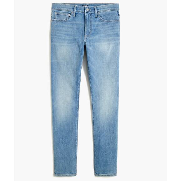 J.Crew Signature Flex Athletic Slim Fit Jeans Mens 36x30 Light Blue Wash Tapered - Picture 3 of 8